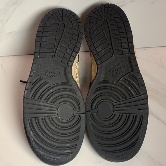 Nike Dunk Low Black Linen Terra Cotta 313699-021 US 7 W - Picture 10 of 11